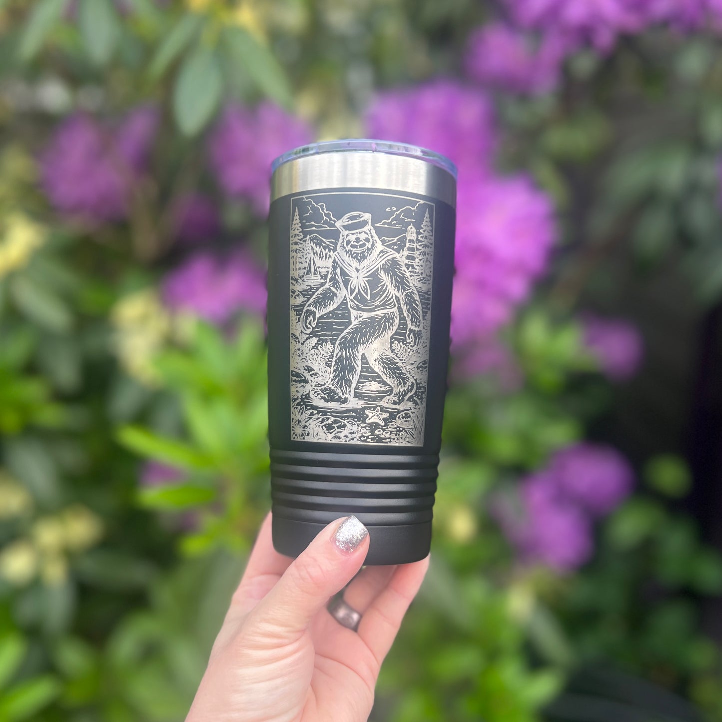 Bigfoot Sailor Tumbler
