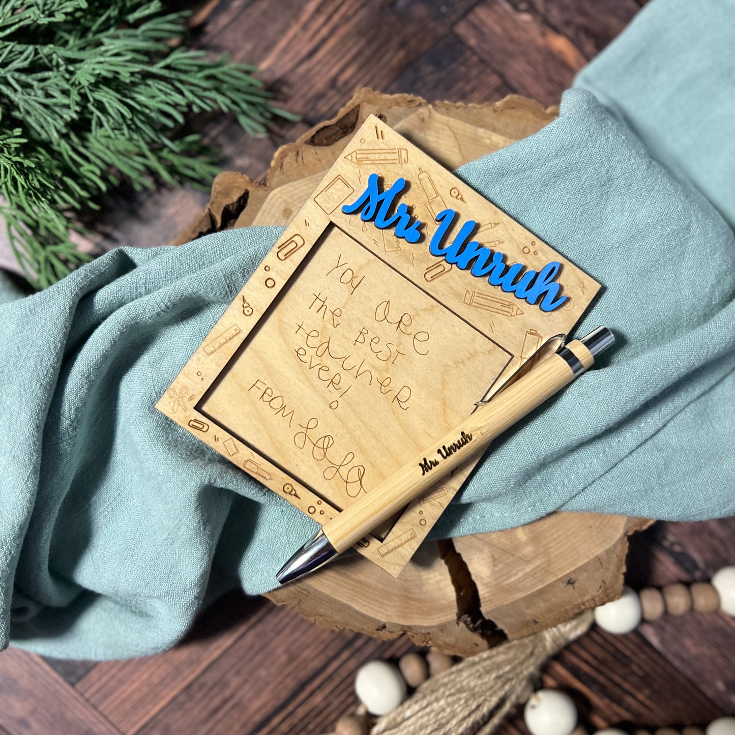 Teacher Sticky Note and Pen Gift Set