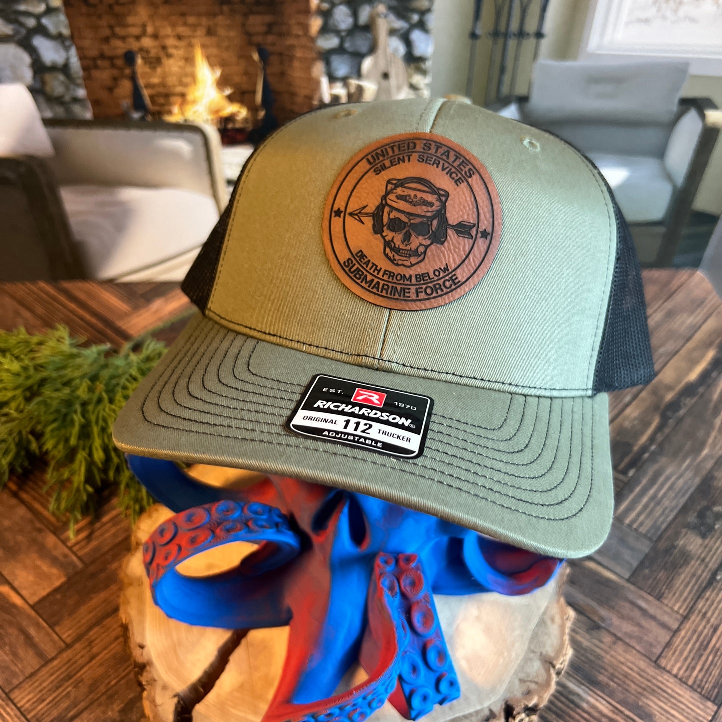 United States Submarine Force Silent Service Death From Below Loden/Black Richardson 112 Trucker Hat