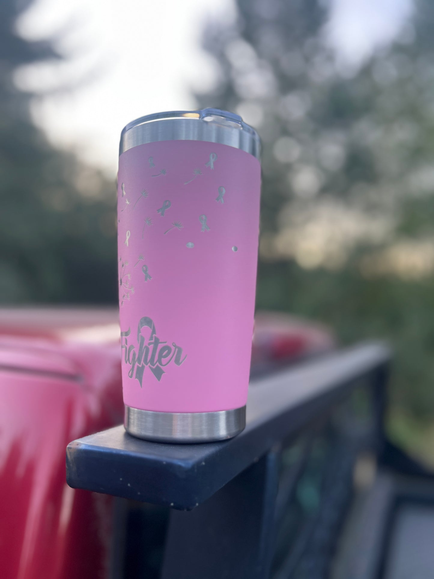 Breast Cancer Awareness Coffee Tumbler