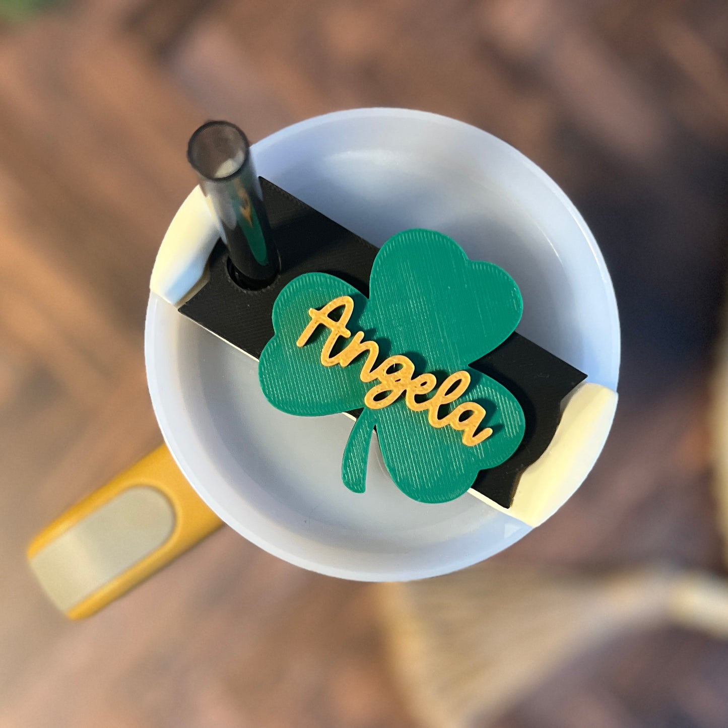 Shamrock Personalized Tumbler Topper