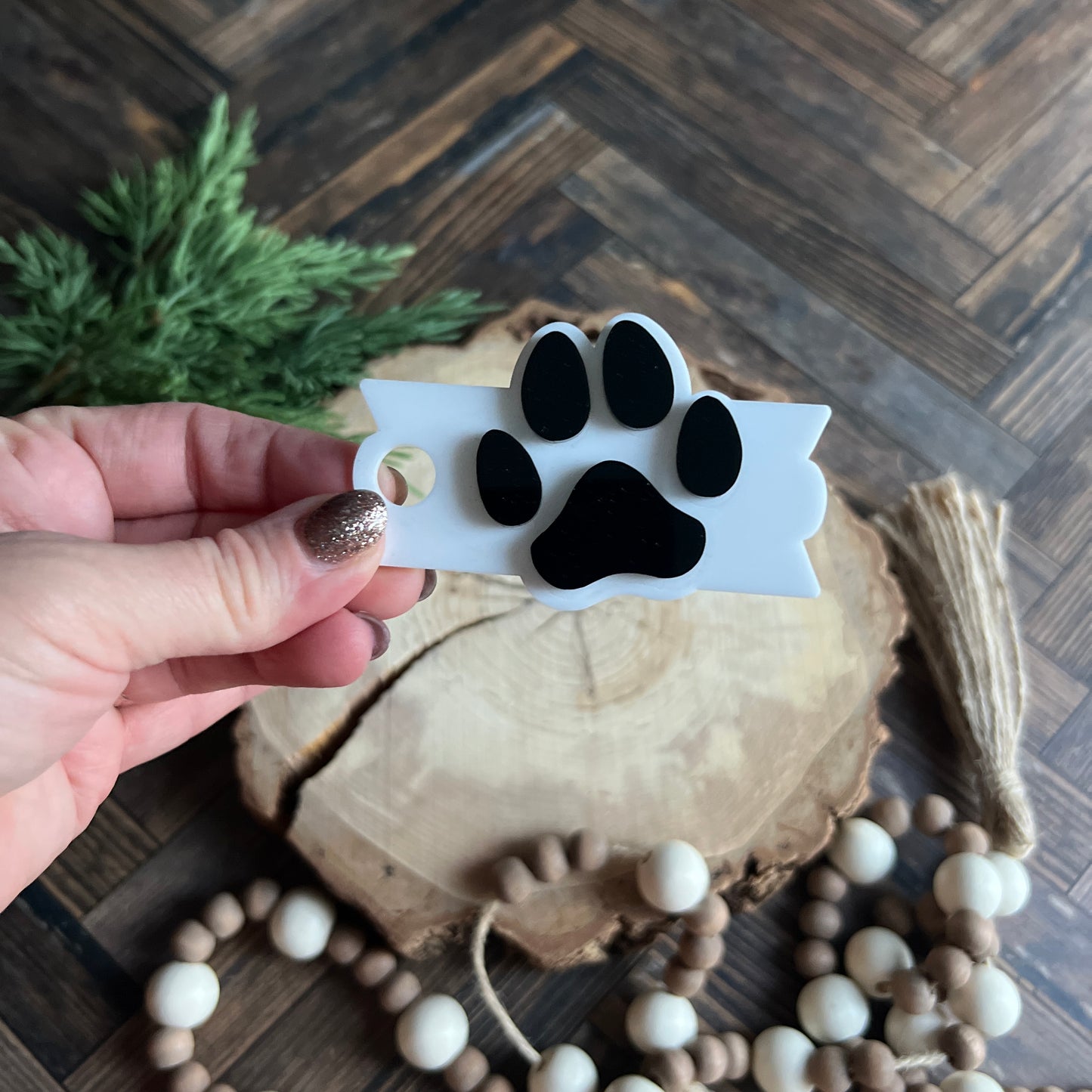 Paw Print Tumbler Topper