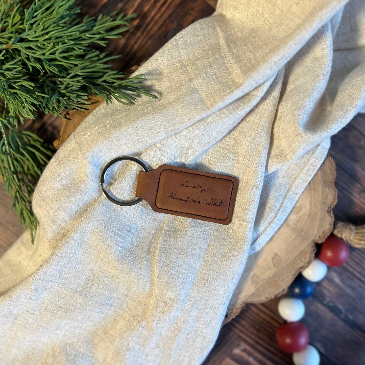 Personalized Handwritten Keychain