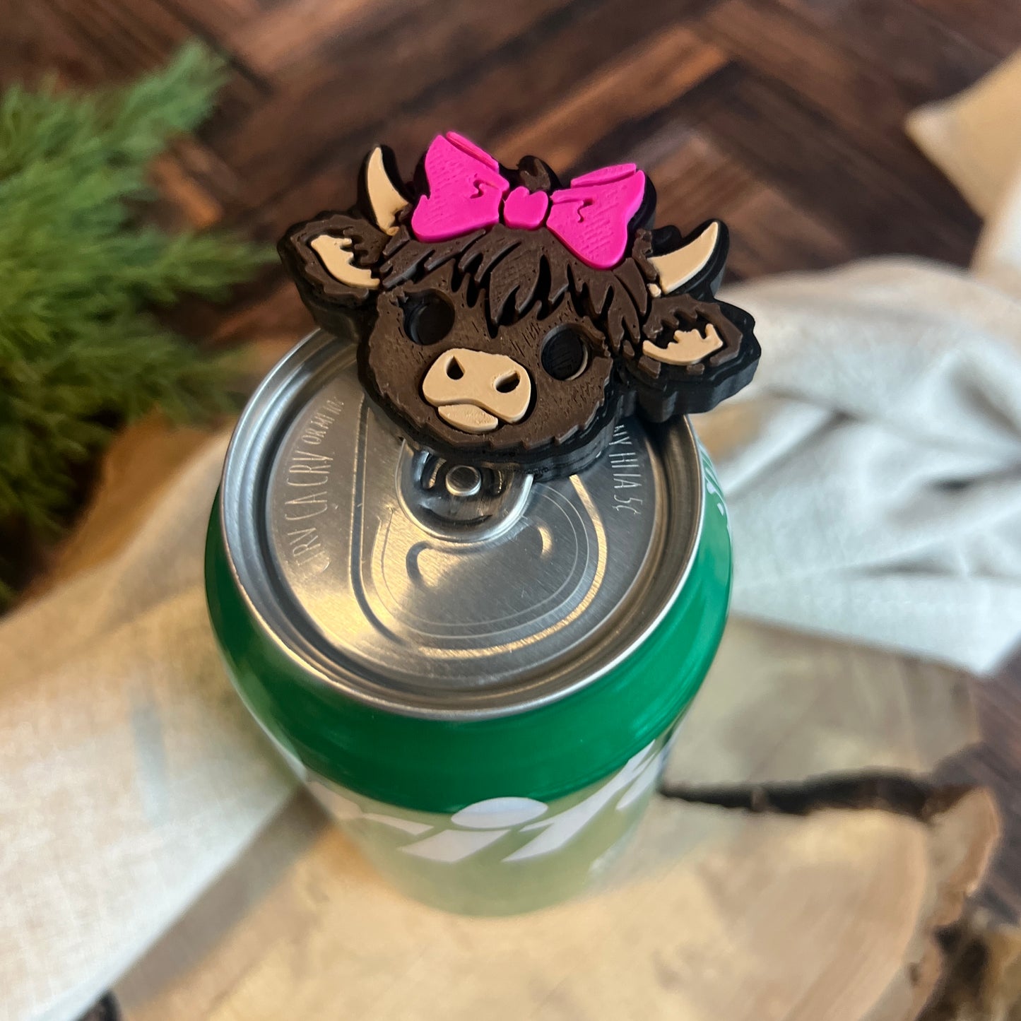 Highland Cow Soda Can Opener