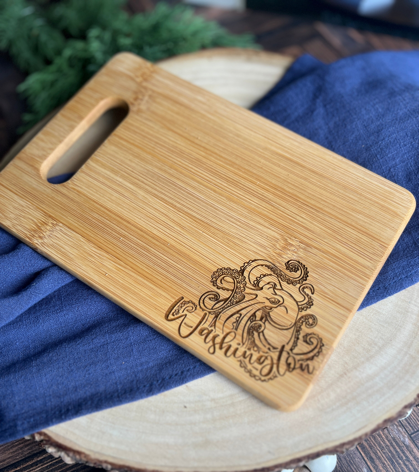 Kraken Washington Small Cutting Board