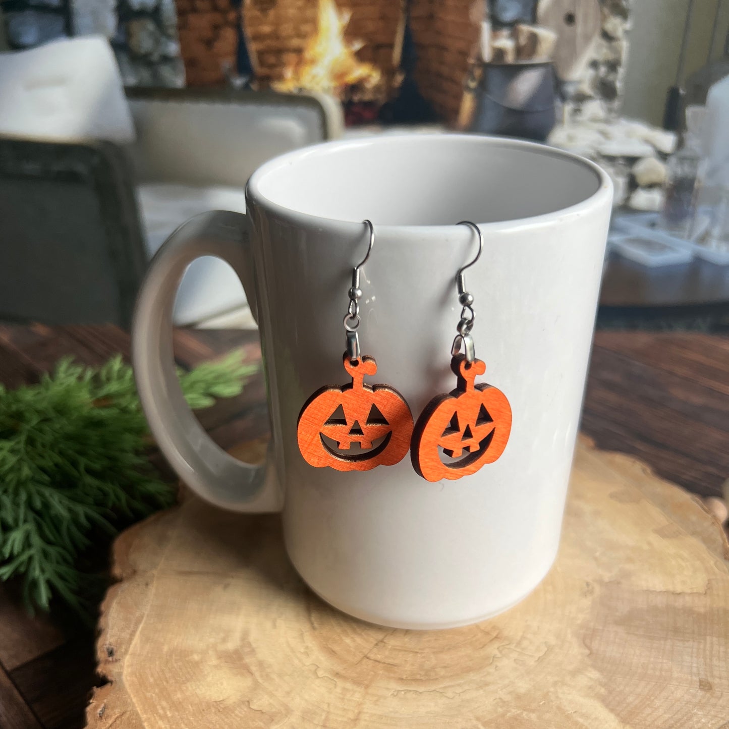 Jack-o'-lantern Earrings