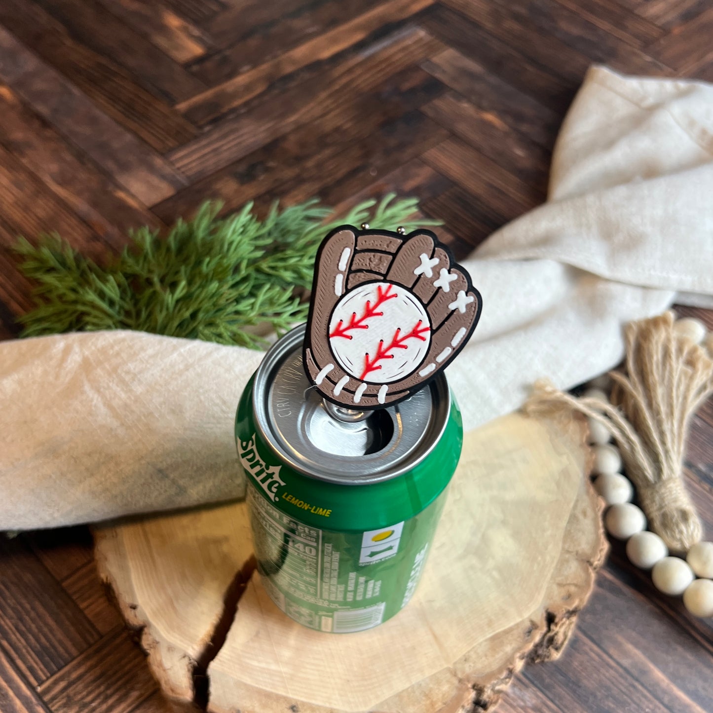 Baseball Soda Can Opener