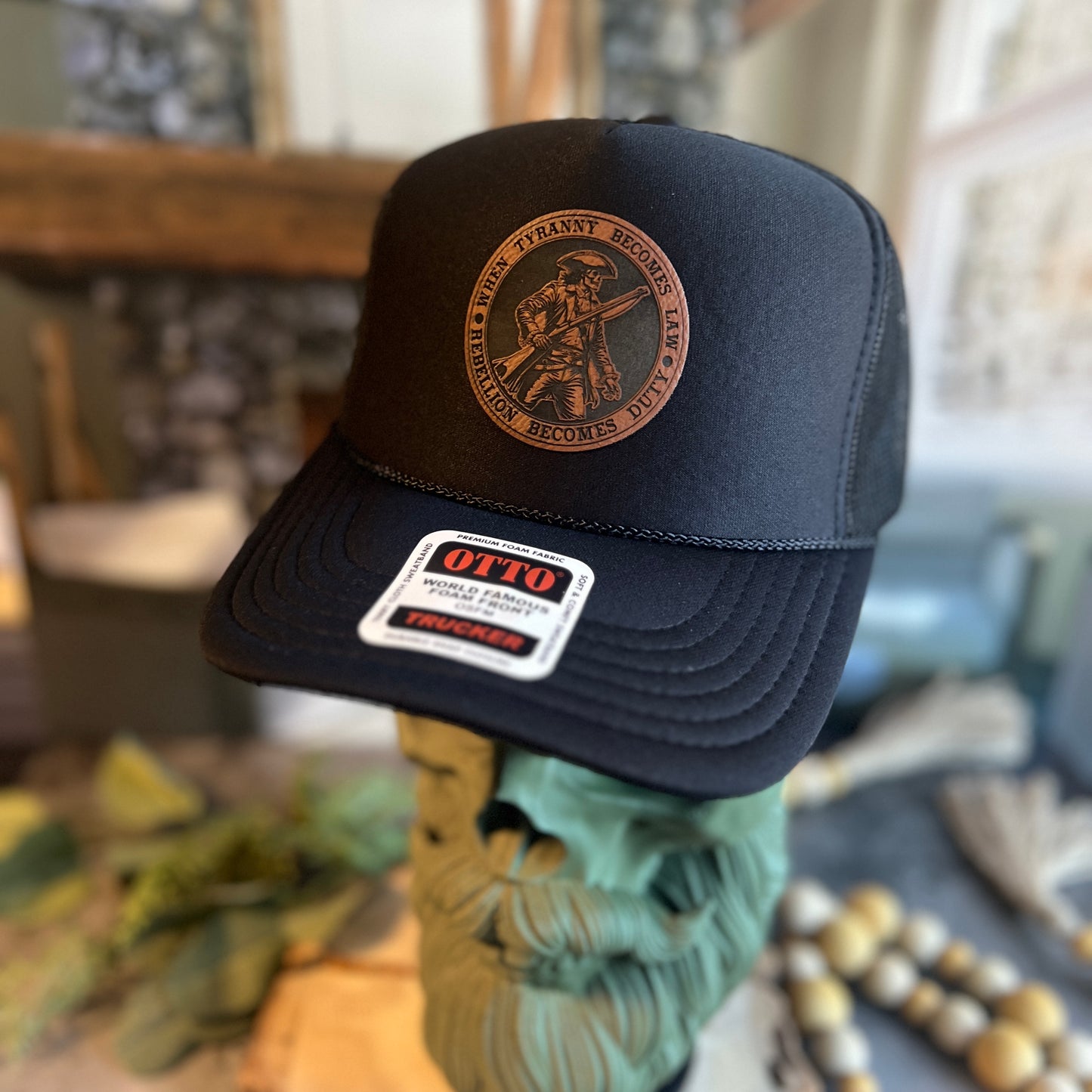 When Tyranny Becomes Law Black Otto Foam Front Trucker Hat