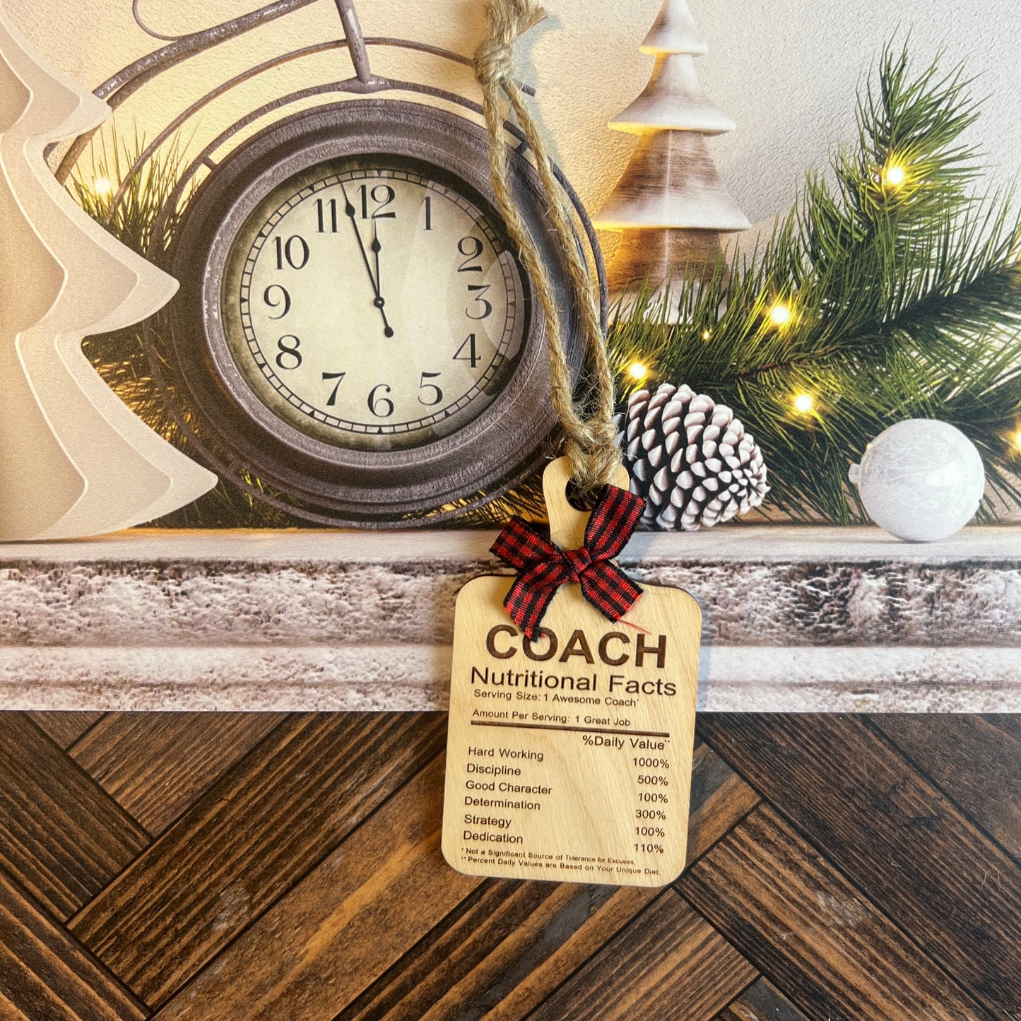 Coach Christmas Ornament and Fridge Magnet