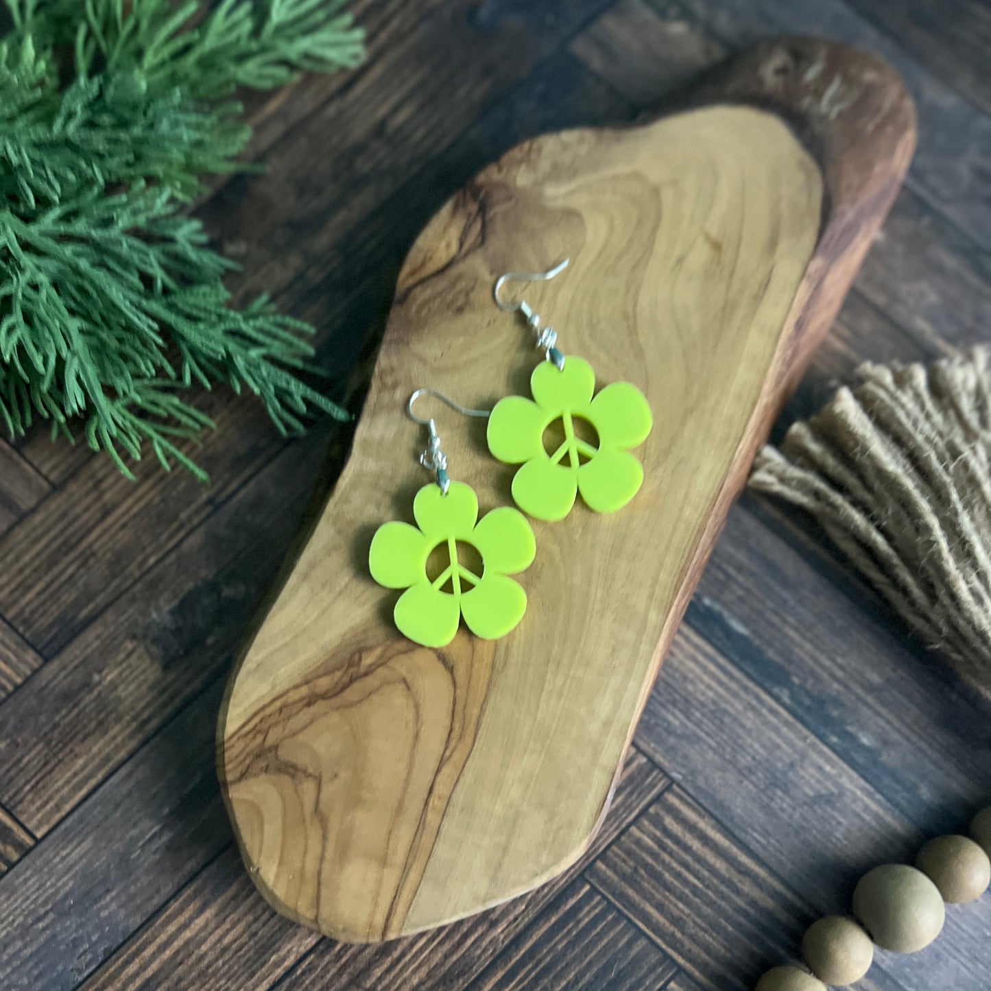Peace Daisy Earrings