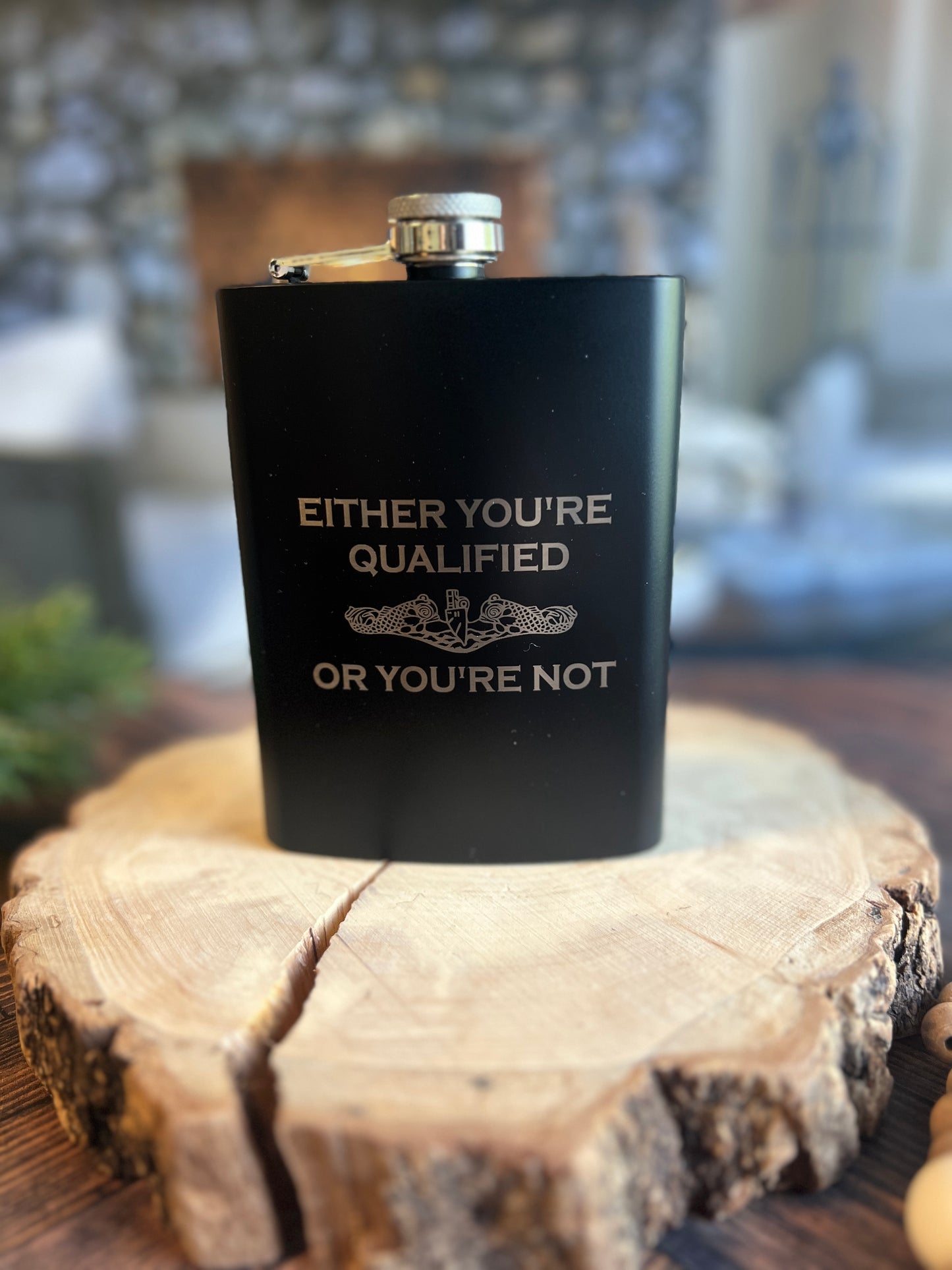 Either Youre Qualified or Youre Not Flask