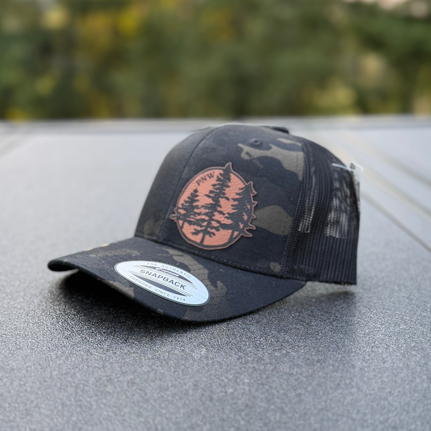 PNW Black Multi Camo Classic Snapback Yunpoong