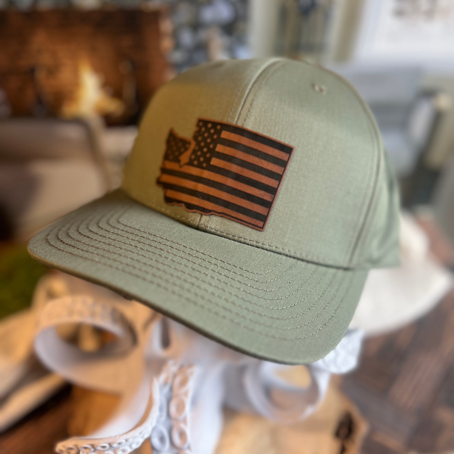 Washington State American Flag Richardson 312 Hat