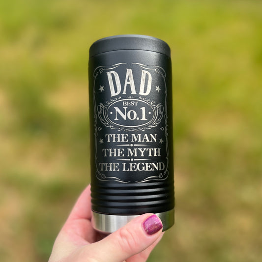 Dad Best No. 1 Slim Can Cooler