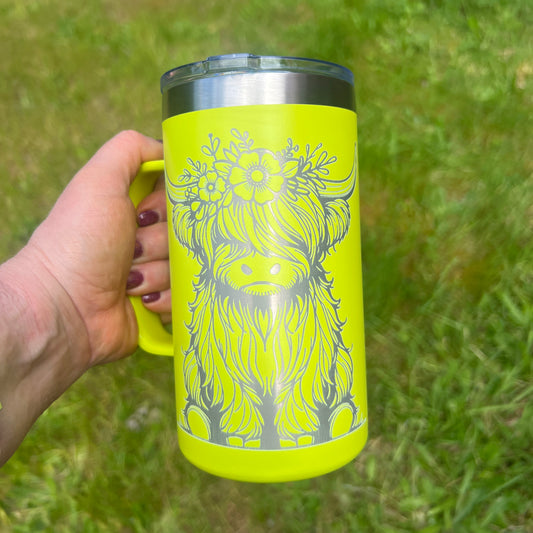 Highland Cow 24 0z Handle Mug