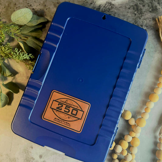 Code 250 Leatherette Patch to add to your Metal Clipboard