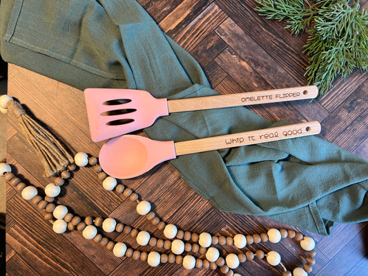 Silcone Spoon and Spatula Set