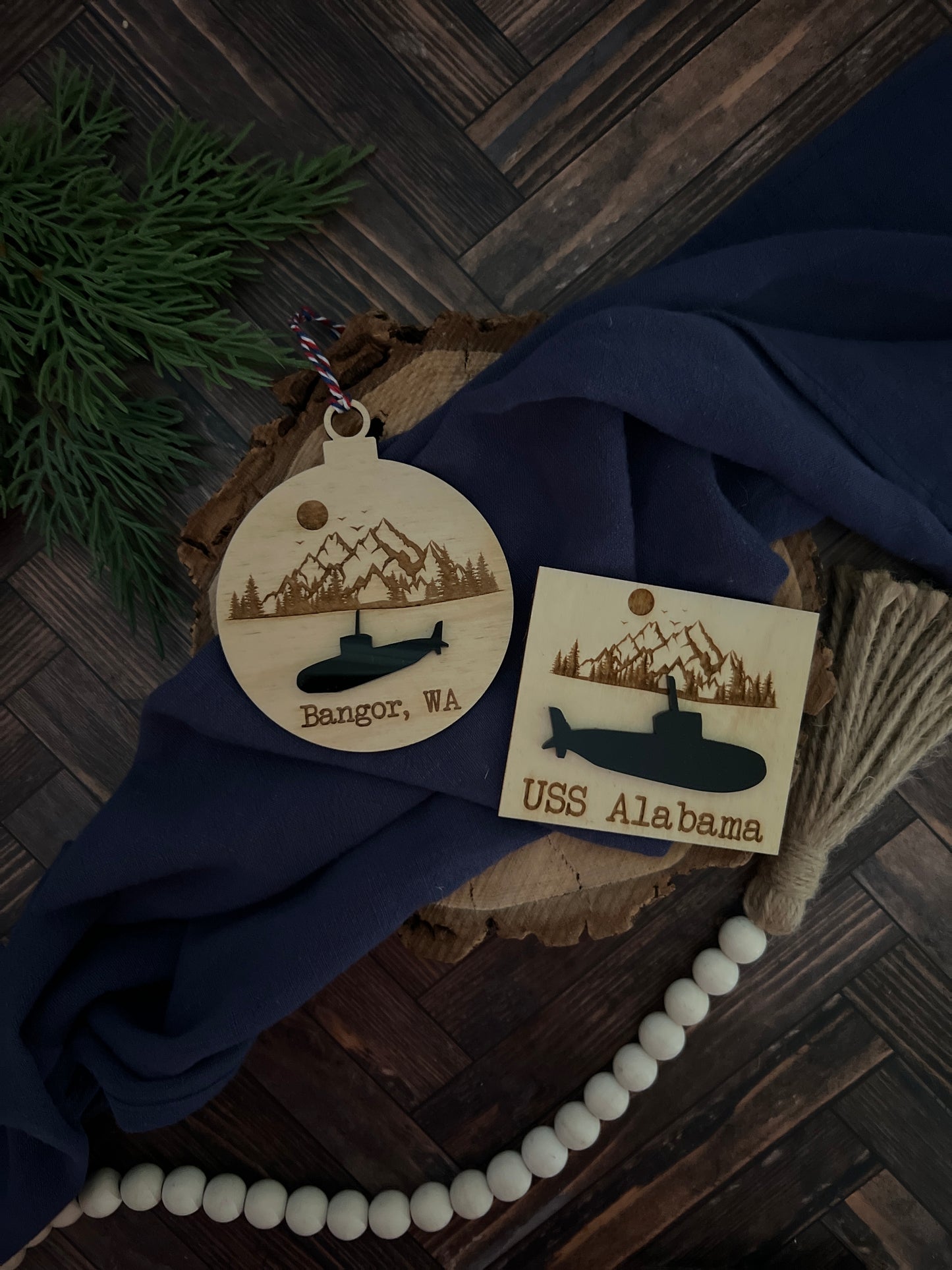 US Navy Submarine Ornament and Magnet