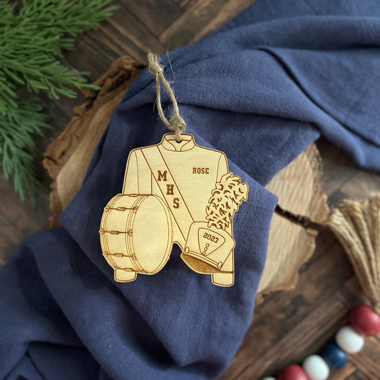 Drummer Personalized Ornament