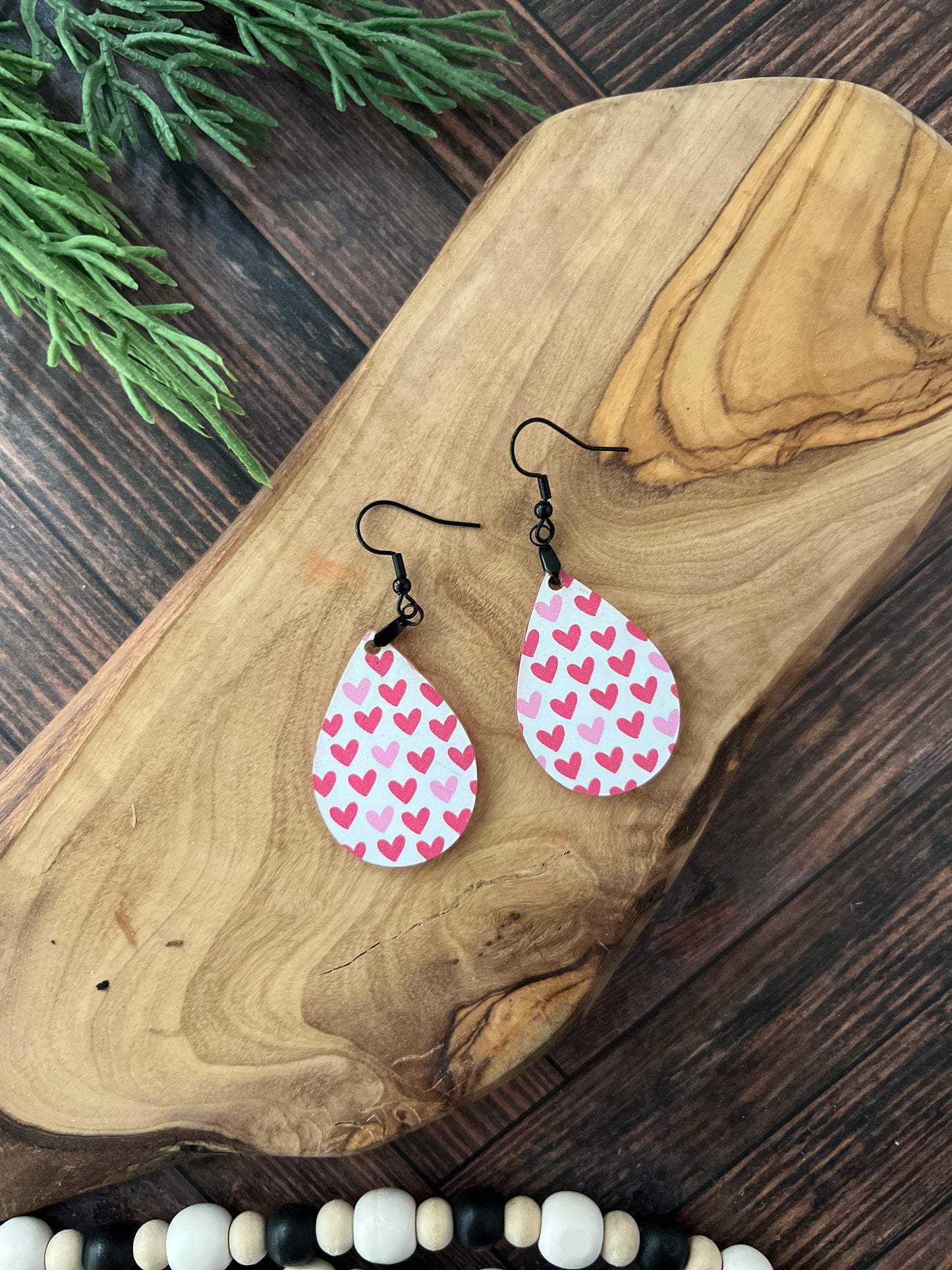 Heart Acrylic Earrings