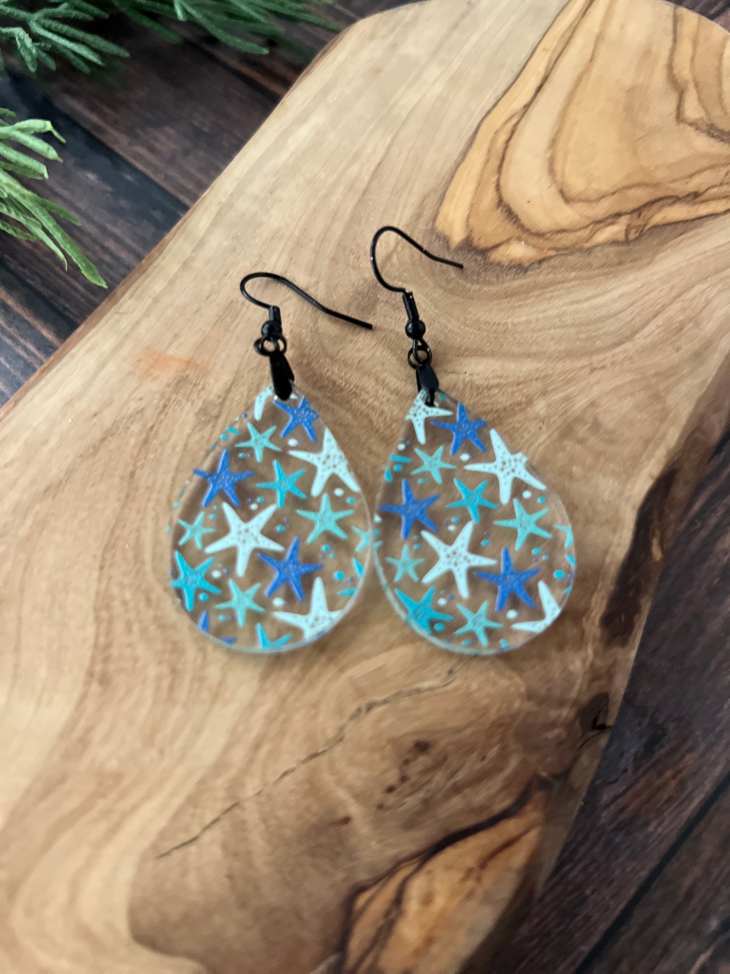 Starfish Acrylic Earrings