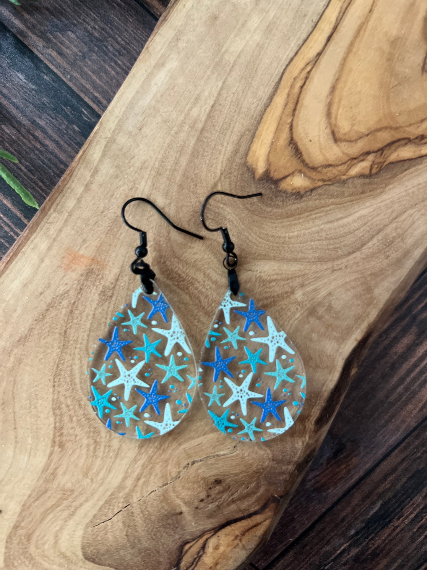 Starfish Acrylic Earrings