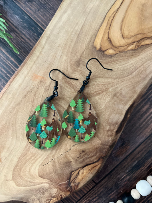 Bigfoot Earrings