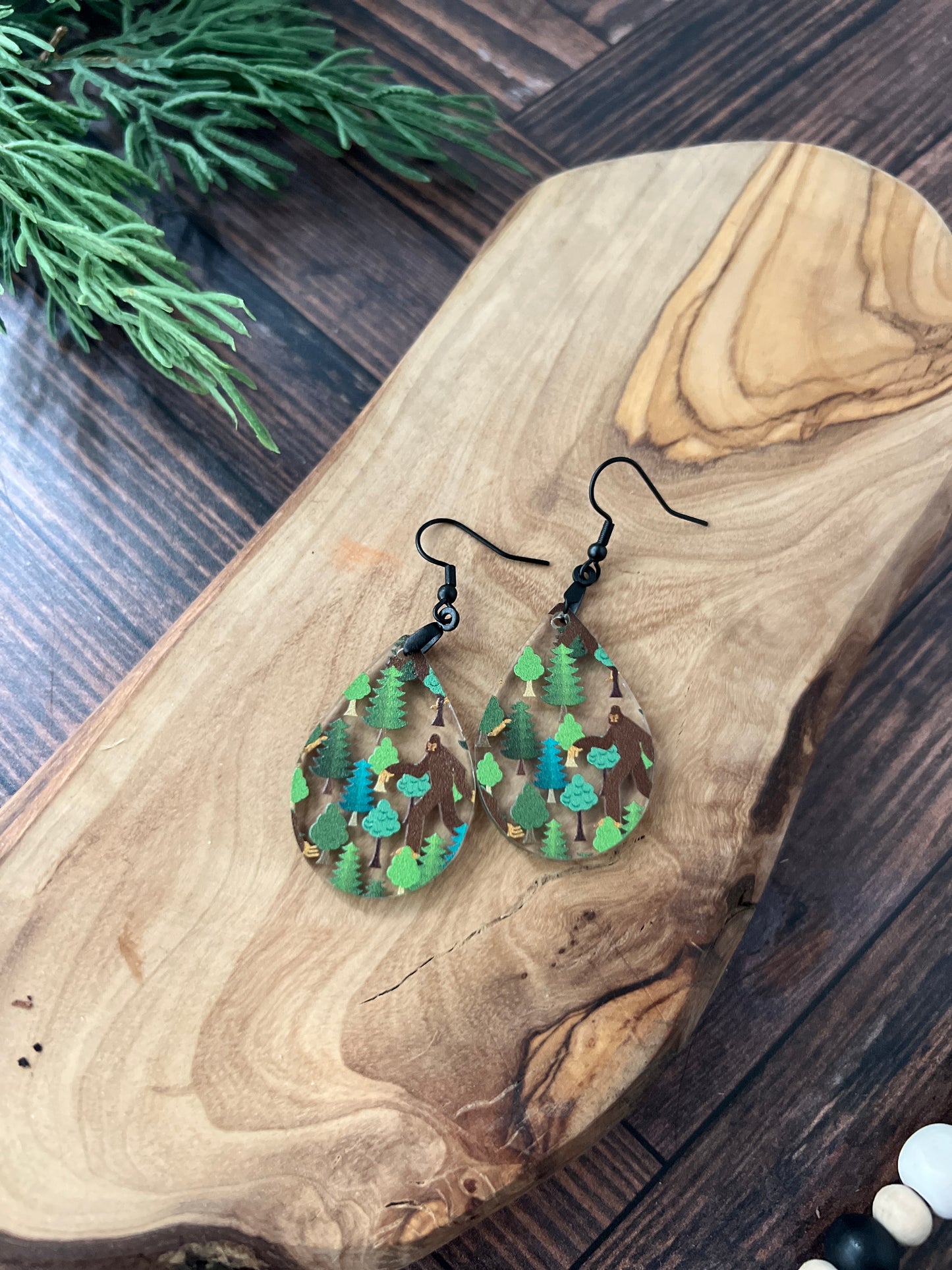 Bigfoot Earrings