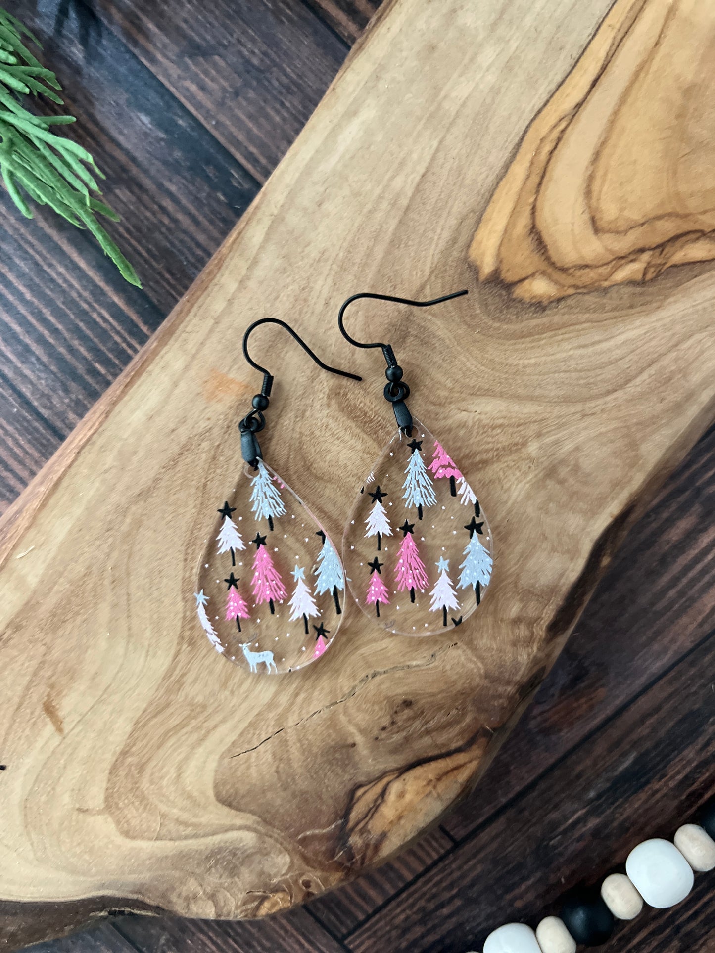 Winter Tree Earrings