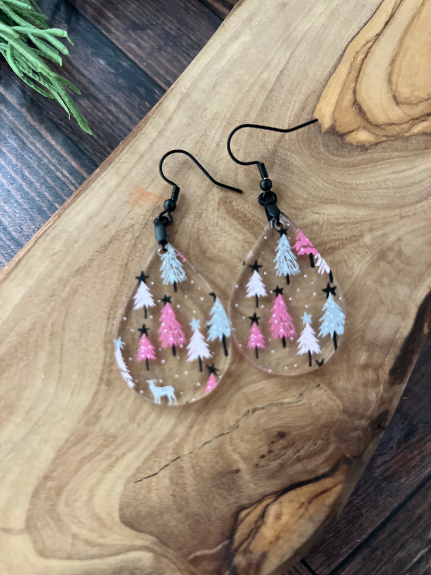 Winter Tree Earrings