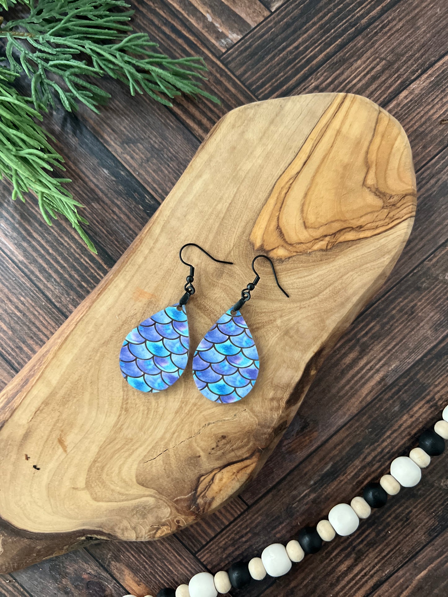 Mermaid Acrylic Earrings