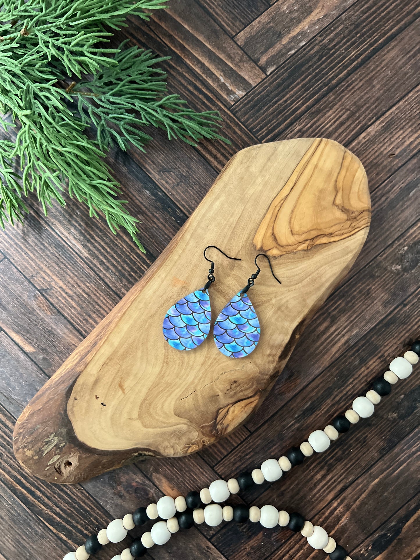 Mermaid Acrylic Earrings