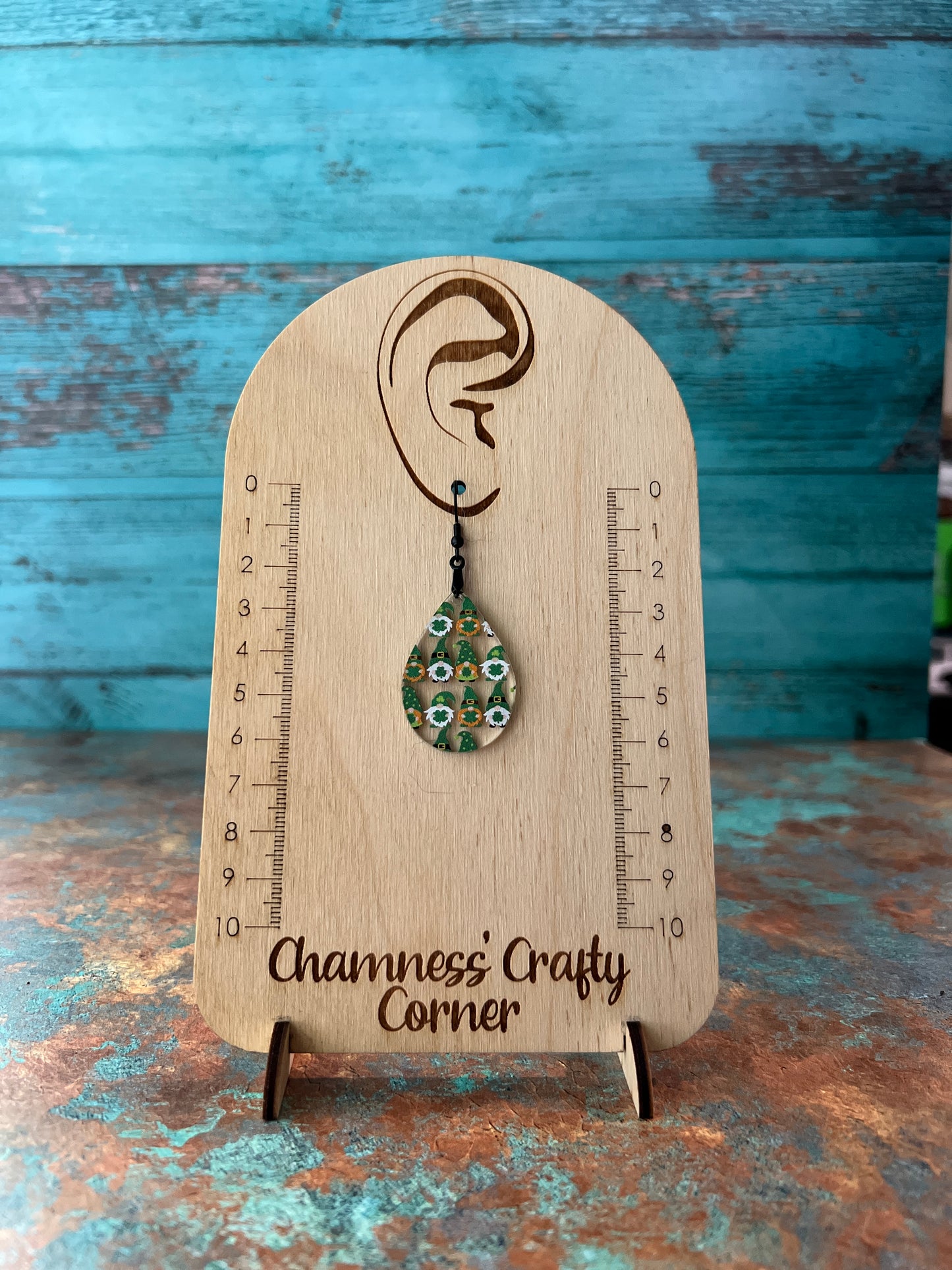 St. Patrick's Day Gnome Earrings