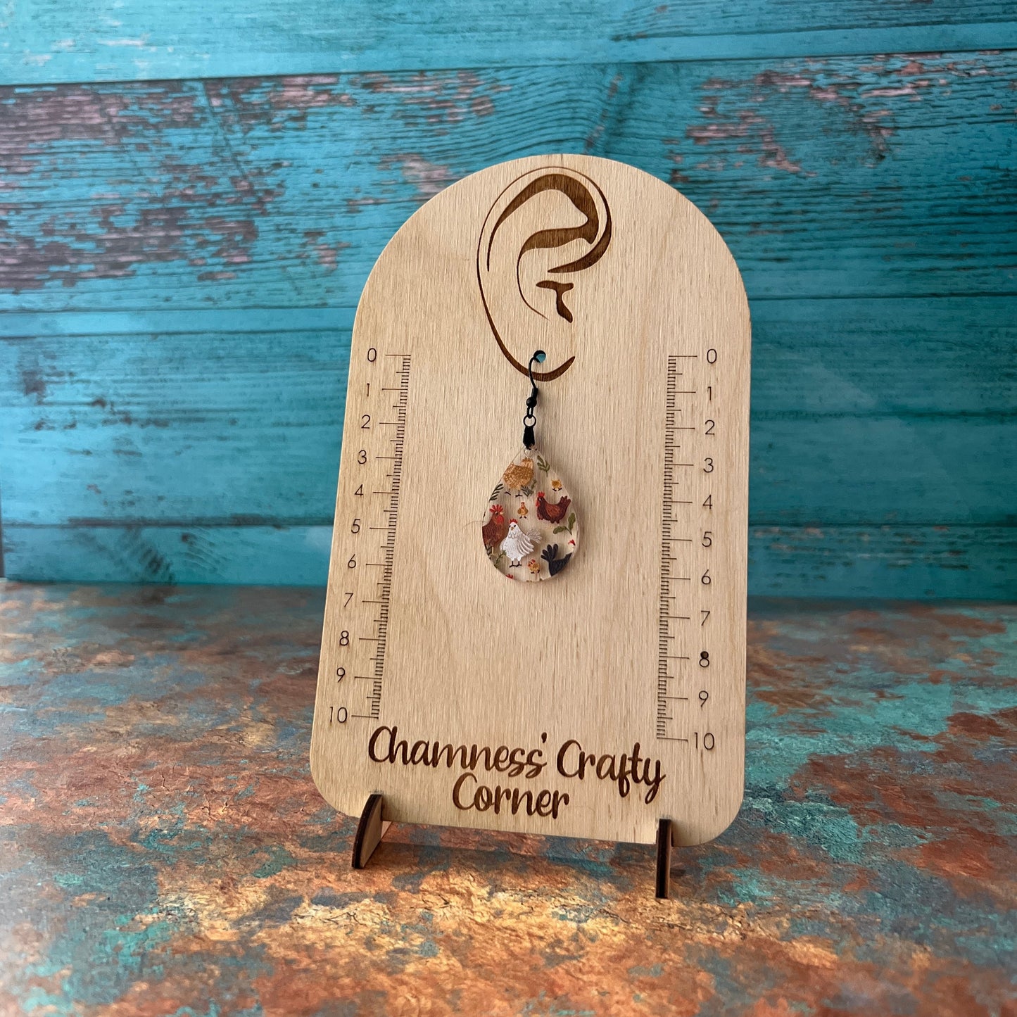 Chicken Acrylic Earrings