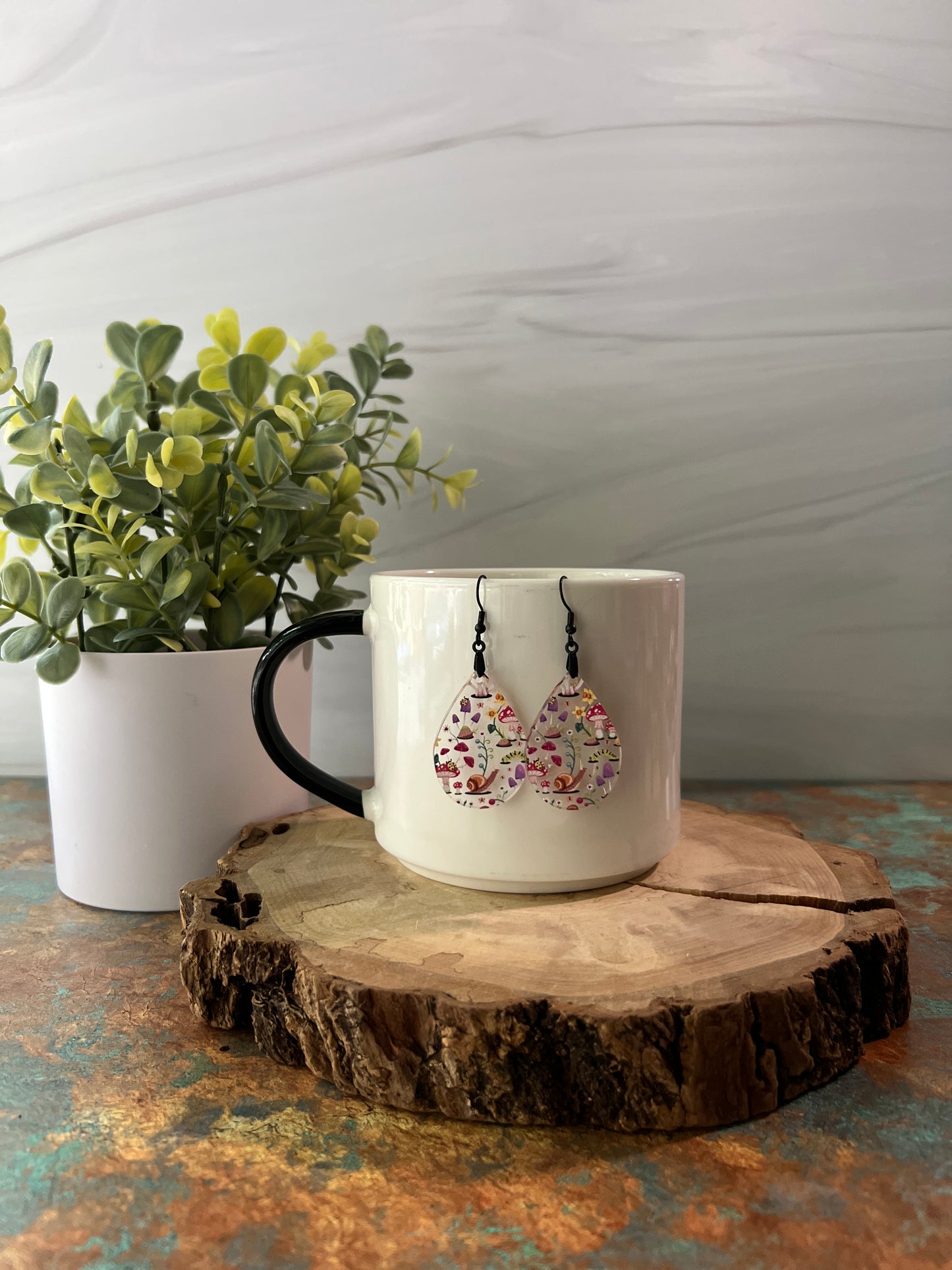 Mushroom Arcylic Earrings