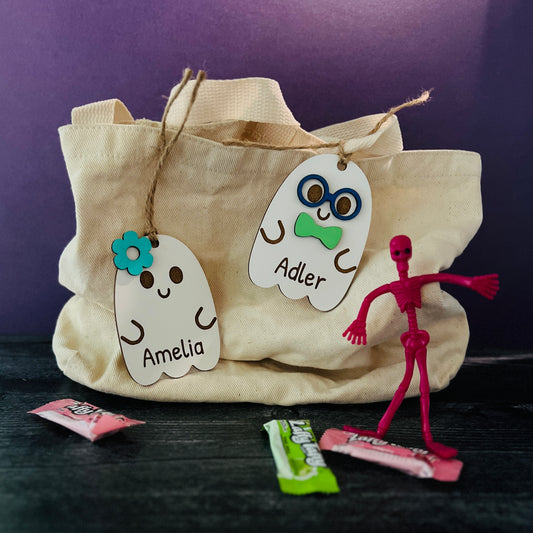 Ghost Treat Bag Tag