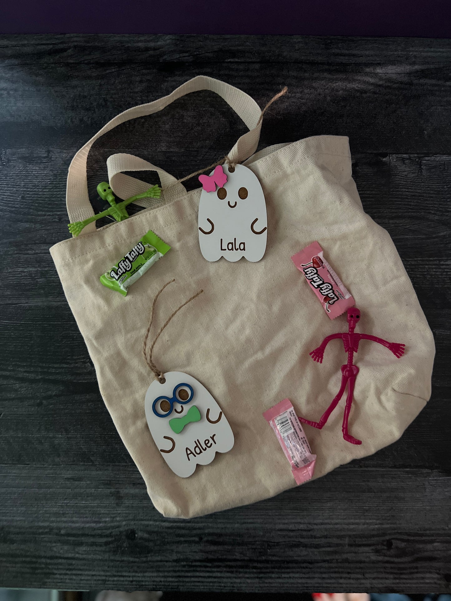 Ghost Treat Bag Tag