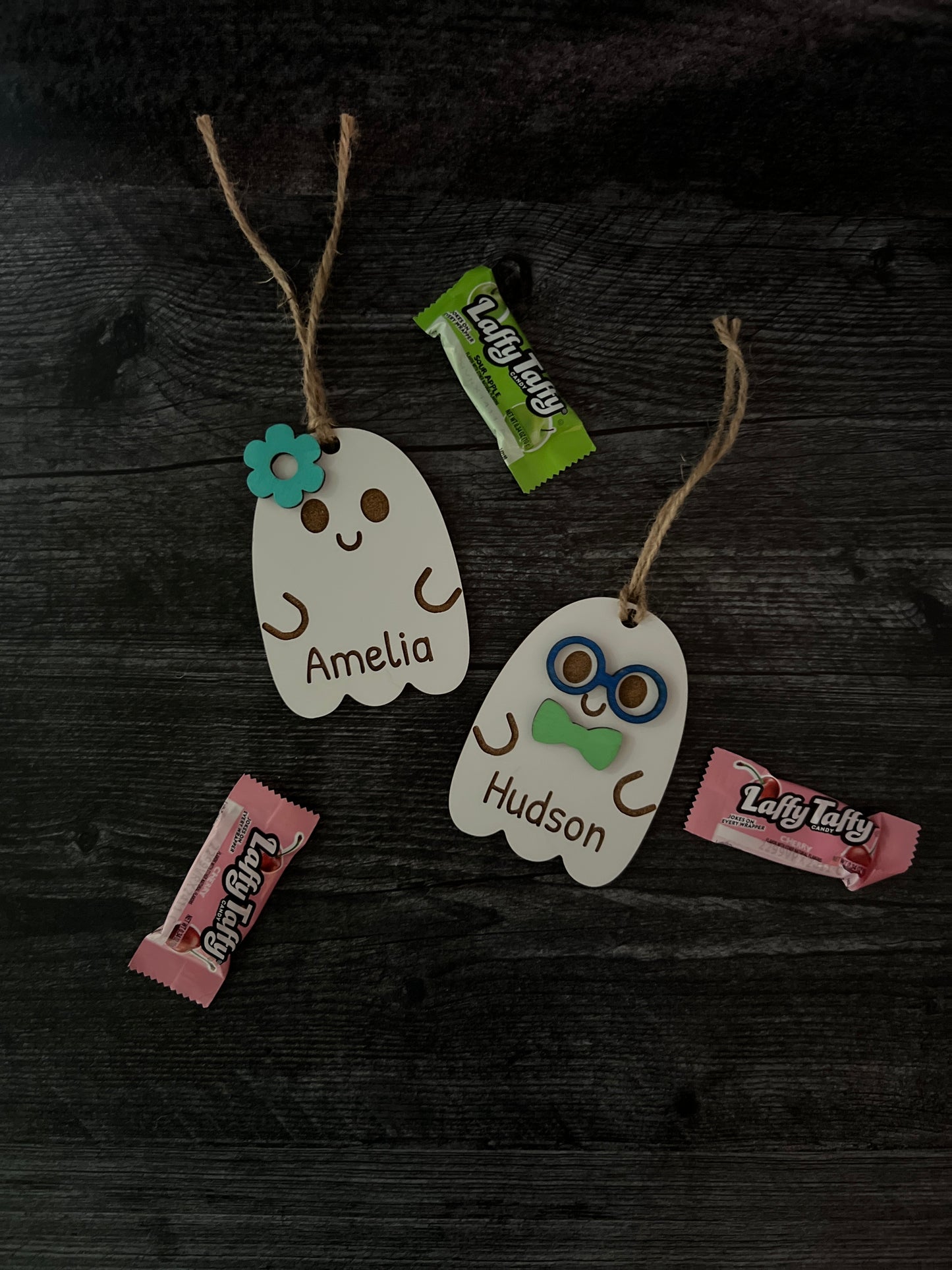 Ghost Treat Bag Tag