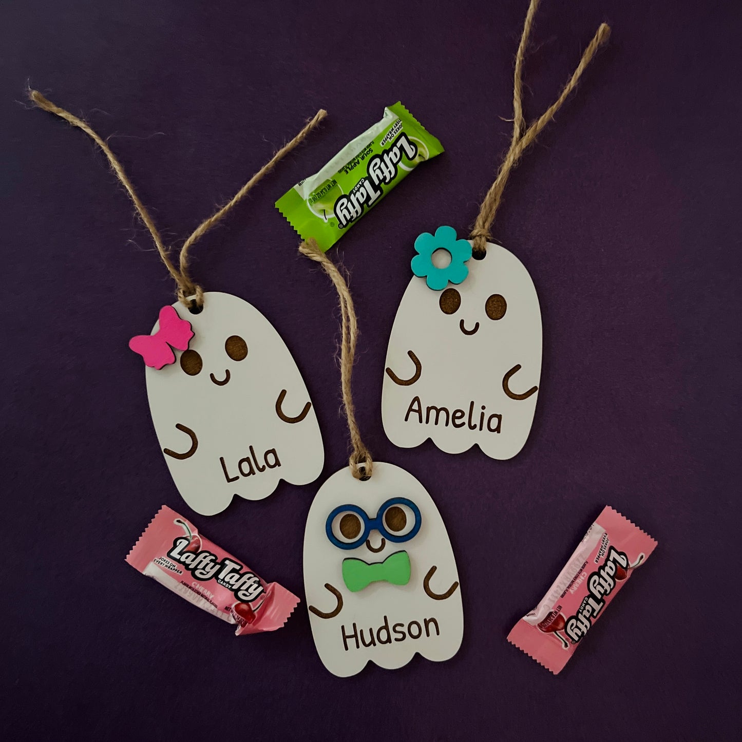 Ghost Treat Bag Tag