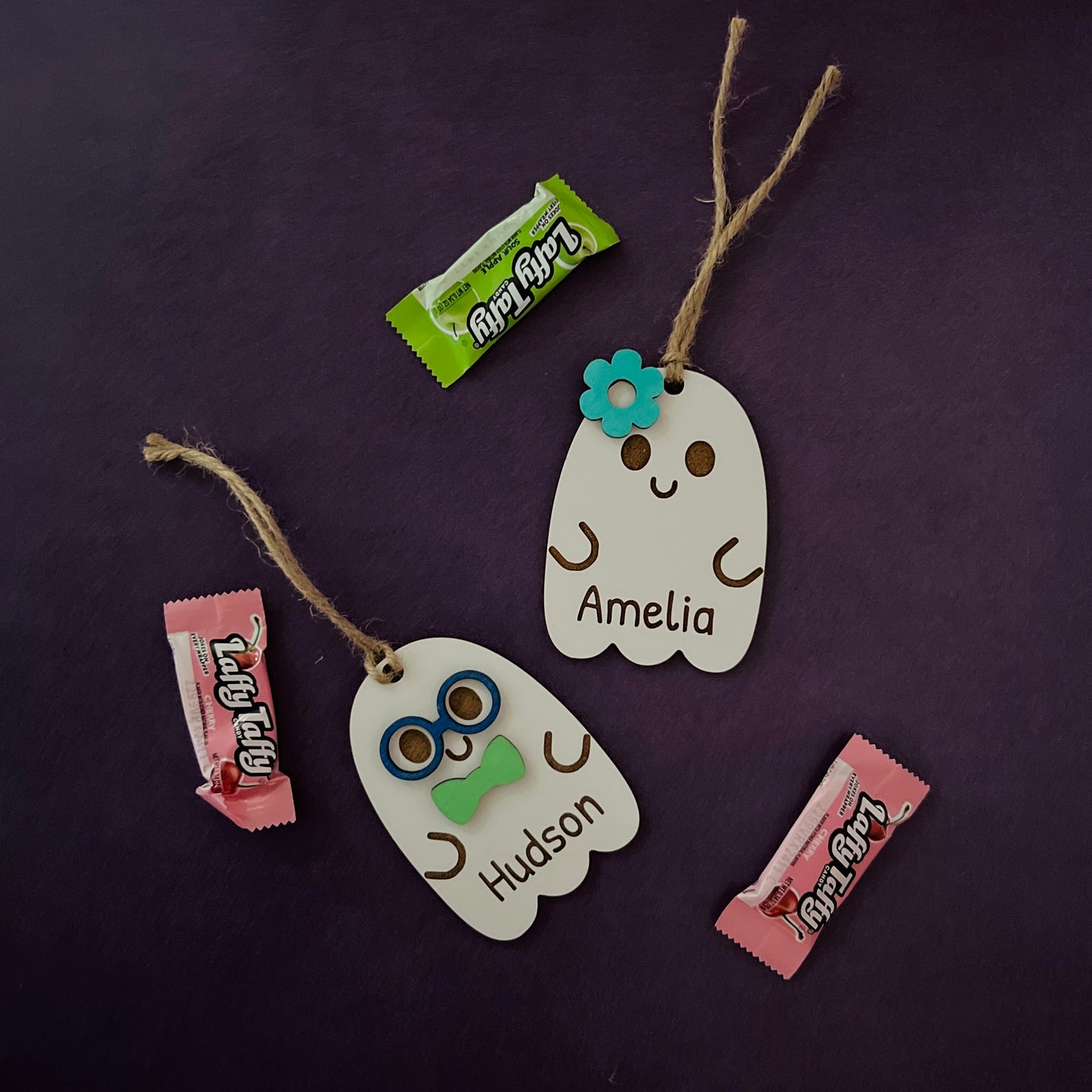 Ghost Treat Bag Tag