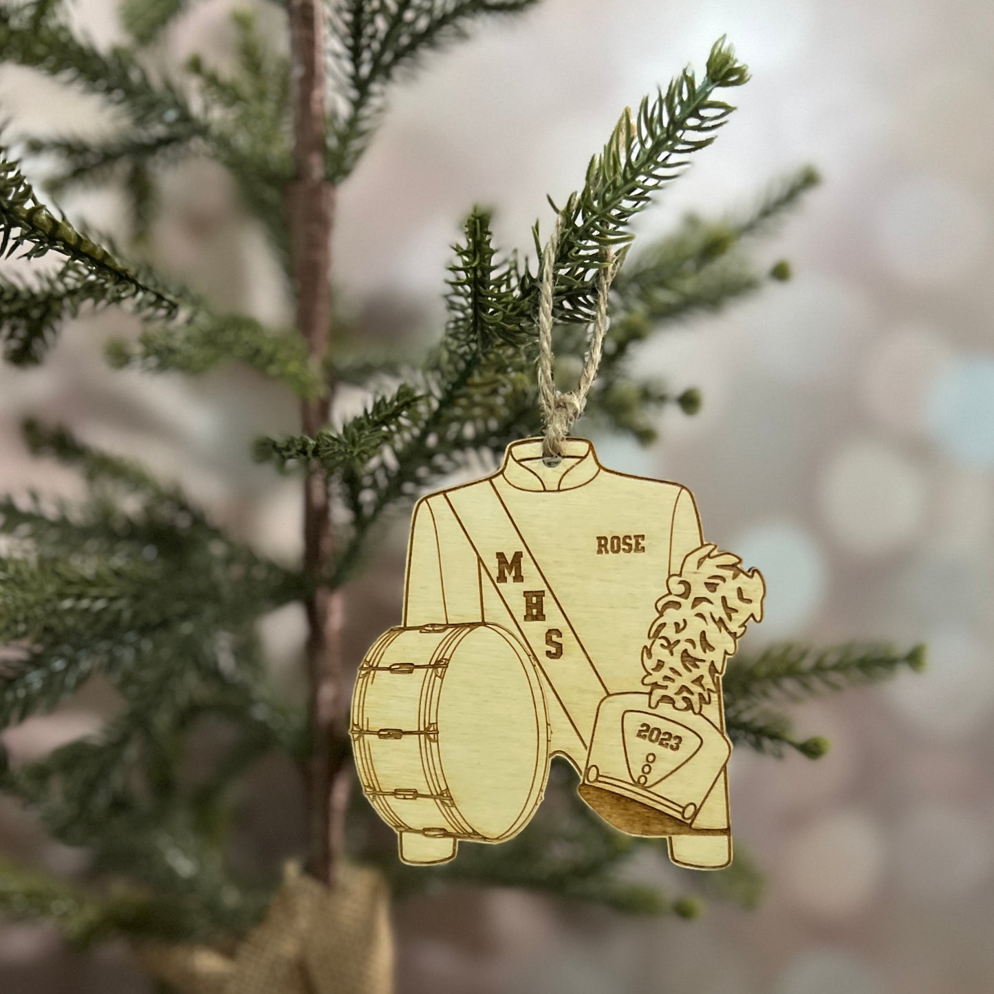 Drummer Personalized Ornament