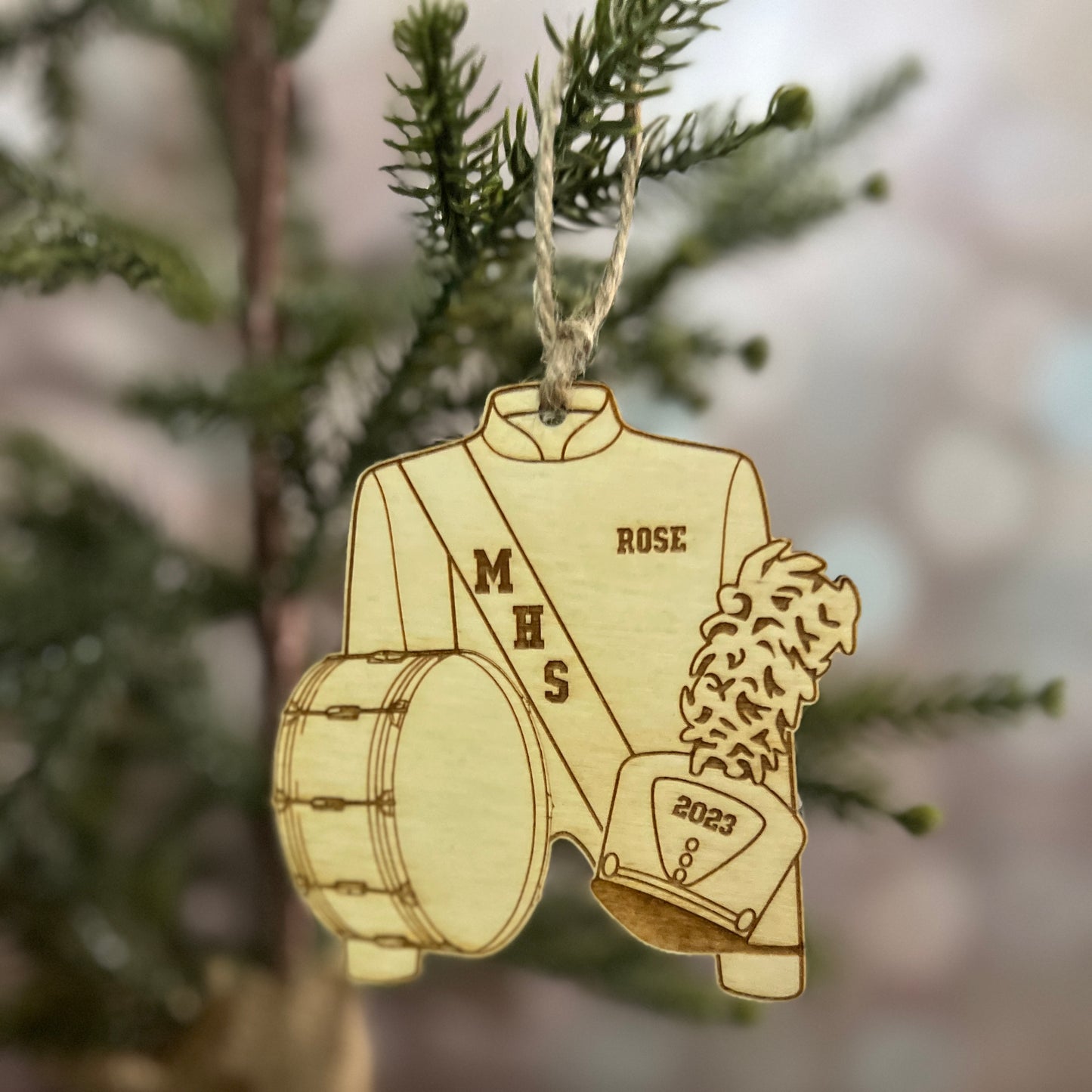 Drummer Personalized Ornament