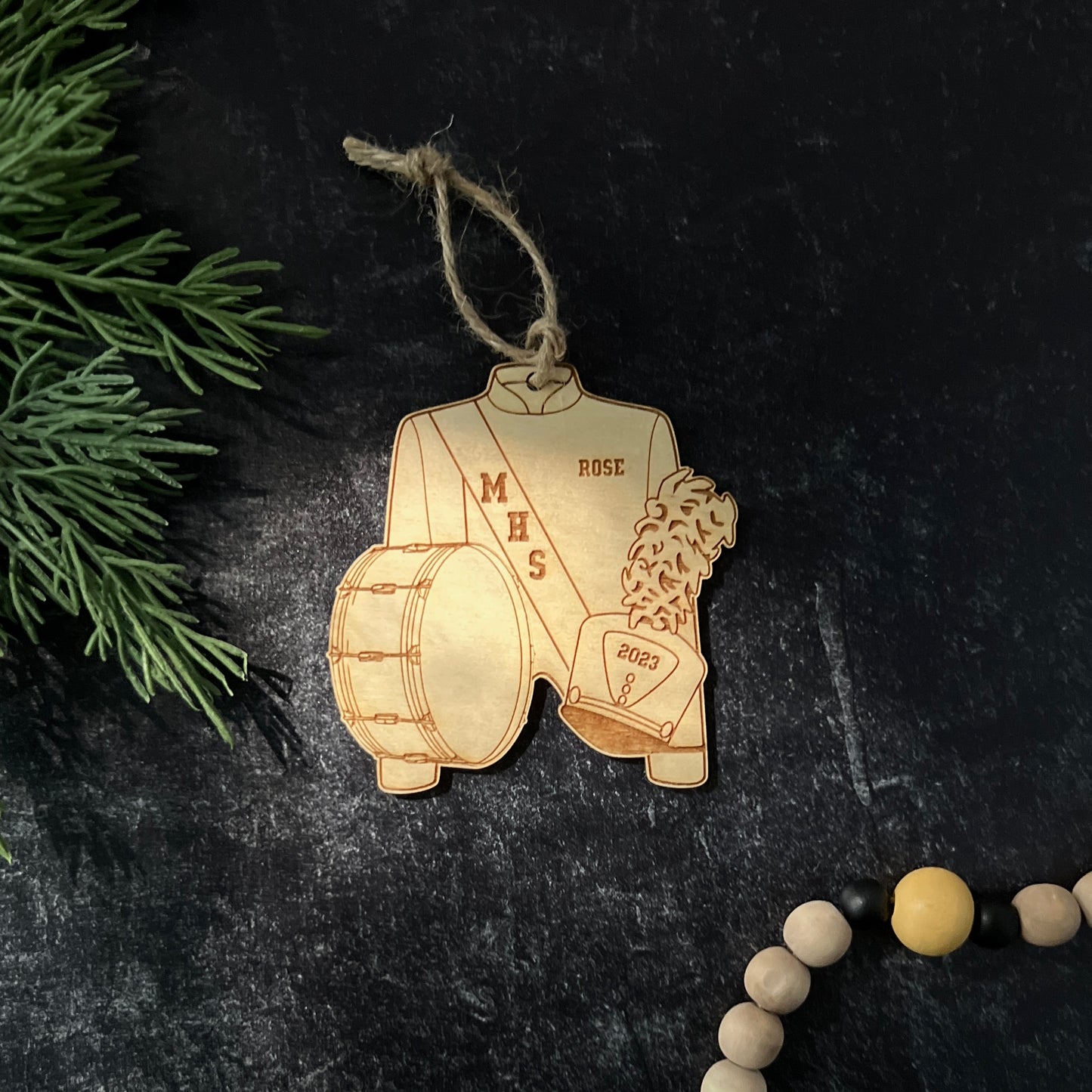 Drummer Personalized Ornament