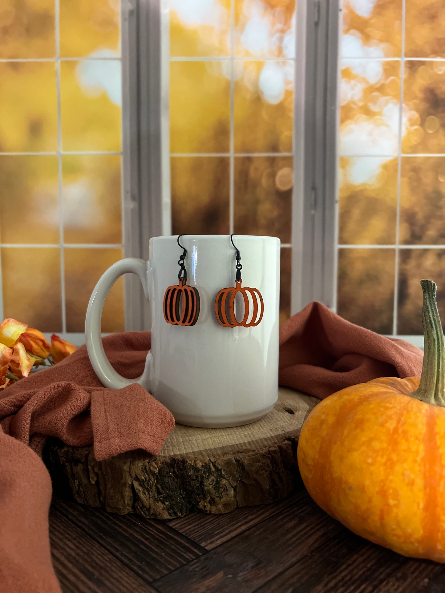 Pumpkin Earrings