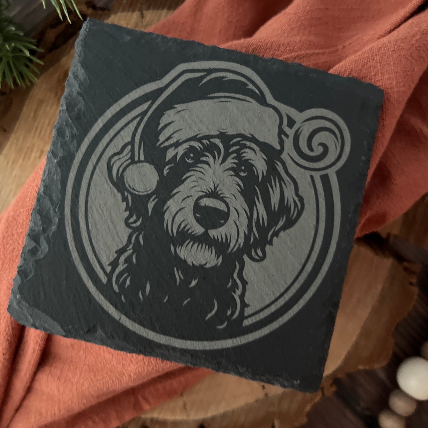 Doodle Santa Coasters