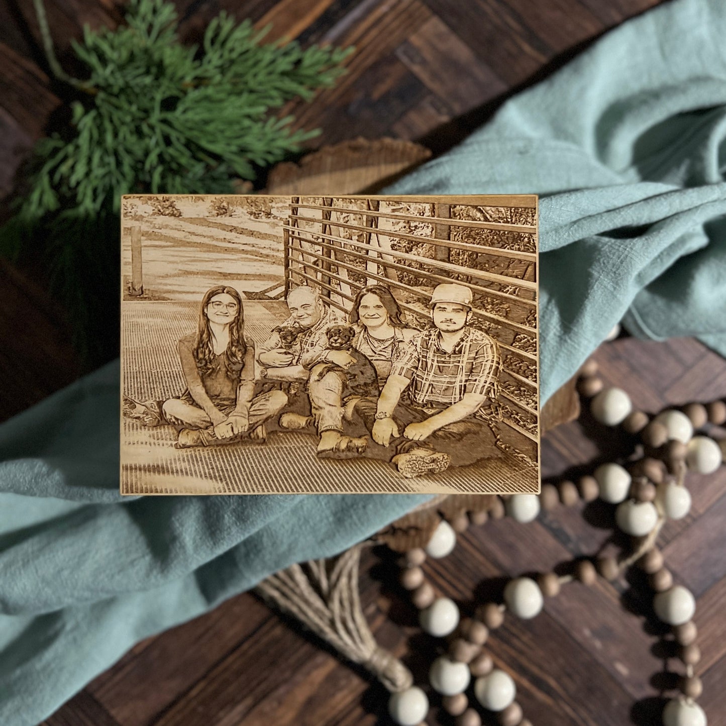 Engrave Wood Photo