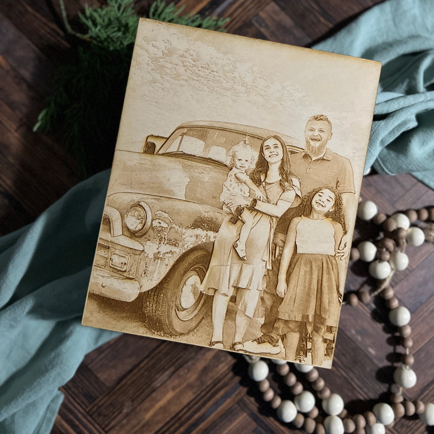 Engrave Wood Photo