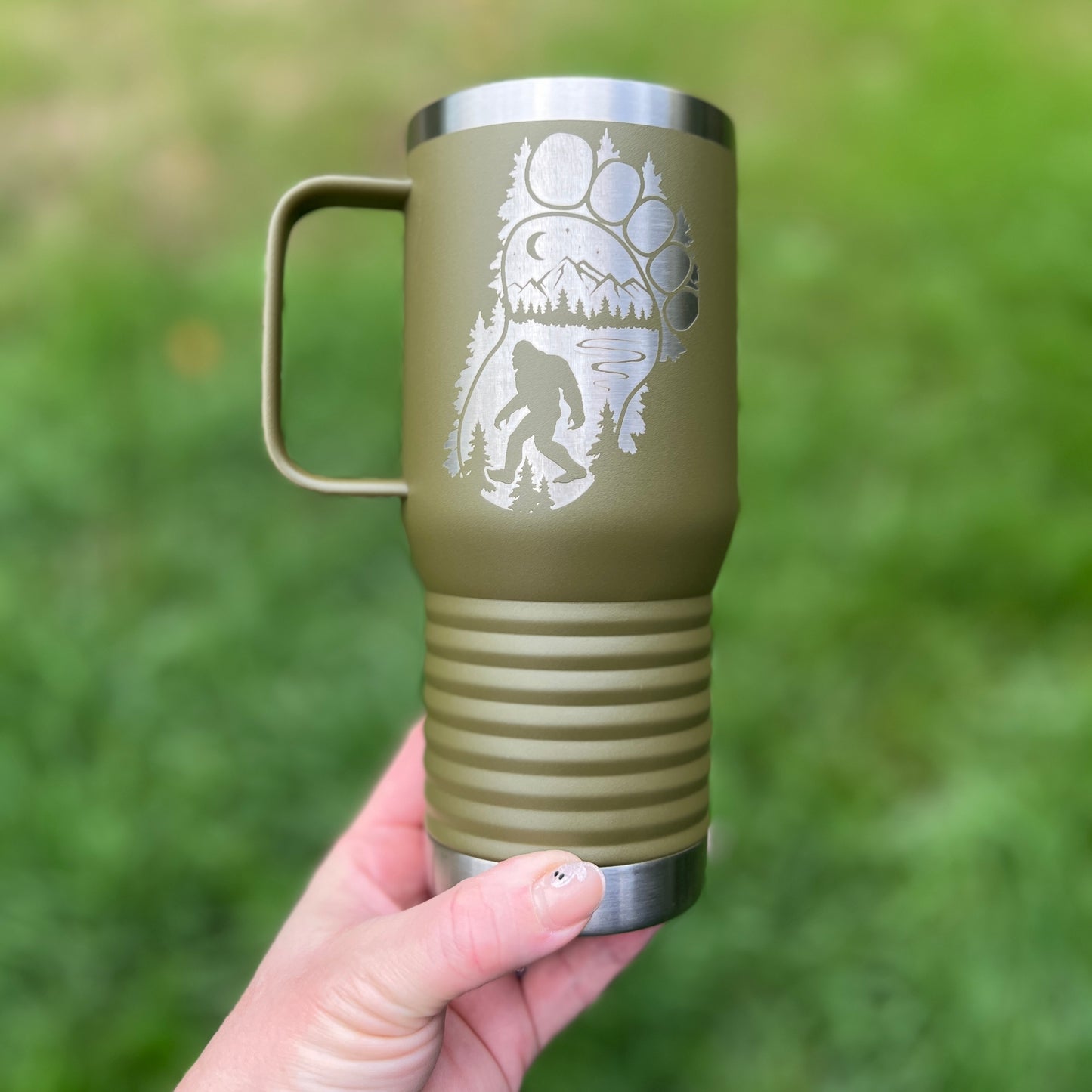 Bigfoot 20 oz Handled Coffee Mug