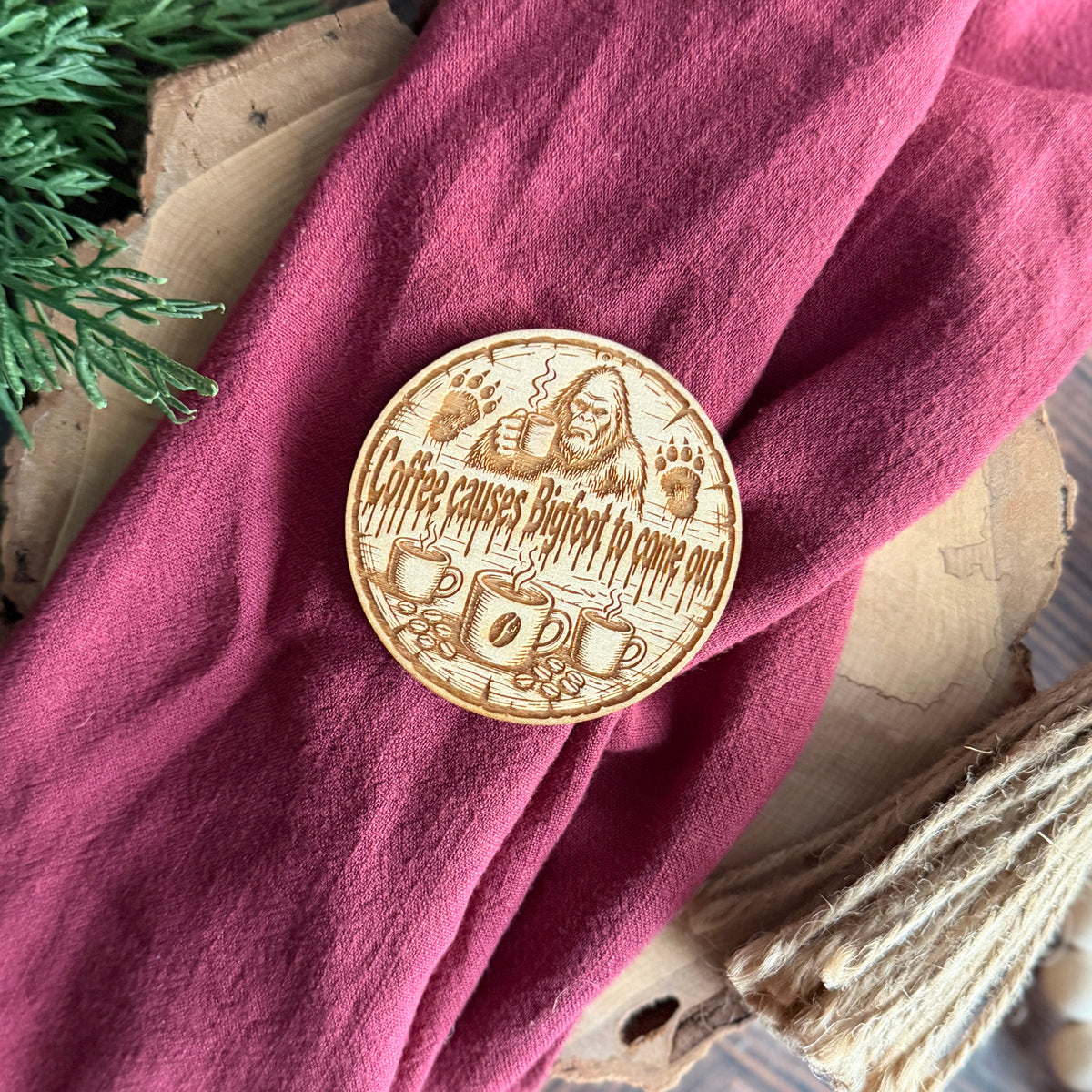 Bigfoot Coffee Magnets