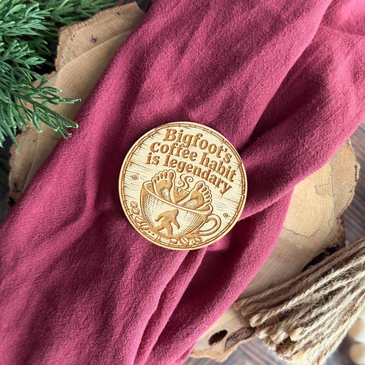 Bigfoot Coffee Magnets